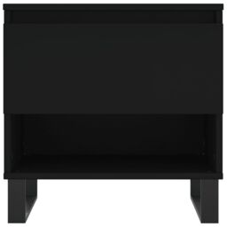 Berkfield Home Coffee Tables 2 pcs Black 50x46x50 cm Engineered Wood - Size: 50 x 46 x 50 cm - thumbnail 6