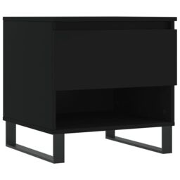 Berkfield Home Coffee Tables 2 pcs Black 50x46x50 cm Engineered Wood - Size: 50 x 46 x 50 cm - thumbnail 5