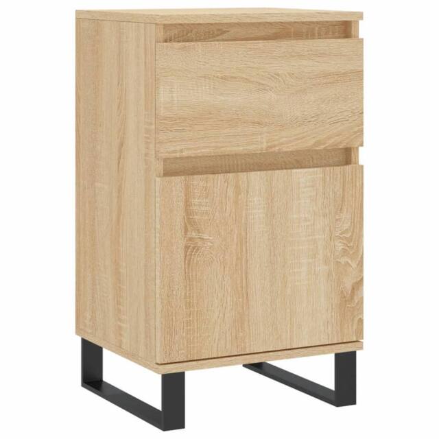 Berkfield Home Sideboard Sonoma Oak 40x35x70 cm Engineered Wood in Light Brown - Size: 40 x 35 x 70 cm - image 1