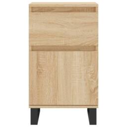 Berkfield Home Sideboard Sonoma Oak 40x35x70 cm Engineered Wood in Light Brown - Size: 40 x 35 x 70 cm - thumbnail 5