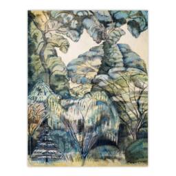 Artery8 Paul Nash Framed Wall Art Print Trees in Bird Garden Iver Heath - Size: A4 - thumbnail 3