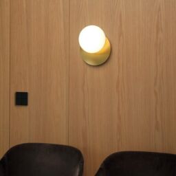 Netlighting NINFEA Round Flush Wall Lamp Brass in Yellow - thumbnail 2