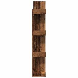Berkfield Home Book Cabinet Old Wood 48x25.5x140 cm Engineered Wood in Brown - thumbnail 5
