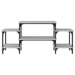 Berkfield Home TV Cabinet Grey Sonoma 117x35x52 cm Engineered Wood - Size: 117 x 35 x 52 cm - thumbnail 5