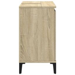 Berkfield Home Sink Cabinet Sonoma Oak 58x33x60 cm Engineered Wood in Brown - Size: 58 x 33 x 60 cm - thumbnail 5