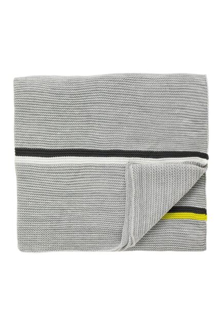 Scion 'Mr Fox' Throw in Silver - image 1