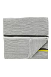 Scion 'Mr Fox' Throw in Silver - thumbnail 1