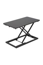 Living and Home Height Adjustable Standing Desk Converter in Black - thumbnail 3