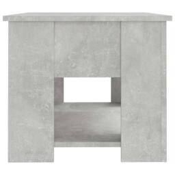 Berkfield Home Modern Coffee Table Concrete Grey 79x49x41 cm Engineered Wood - Size: 79 x 49 x 41 cm - thumbnail 7