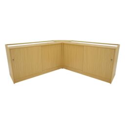 Monstershop Harmonia LED Shop Counter Set B1500, C1500 & LM60 - Maple in Beige - thumbnail 2