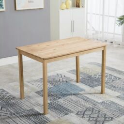 MCC Direct Solid Wooden Kitchen Dining Table & 4 Chairs in Natural - thumbnail 4