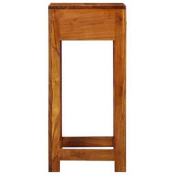 Berkfield Home Telephone Stand 35x35x75 cm Solid Wood Acacia in Brown - Size: 35 x 35 x 75 cm - thumbnail 6