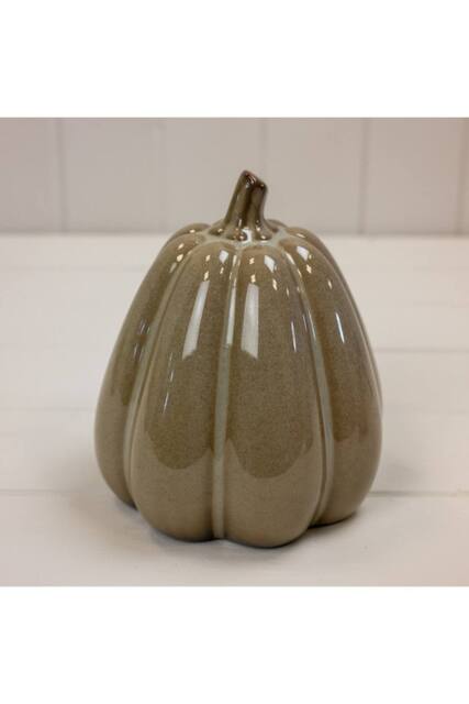KDMD Caramel Cosy Ceramic Pumpkin - 15mm in Light Brown - image 1