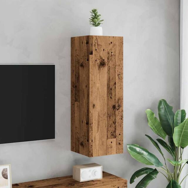 Berkfield Home TV Cabinet Old Wood 30.5x30x90 cm Engineered Wood in Brown - image 1