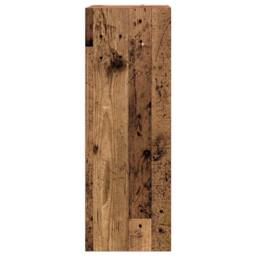 Berkfield Home TV Cabinet Old Wood 30.5x30x90 cm Engineered Wood in Brown - thumbnail 4