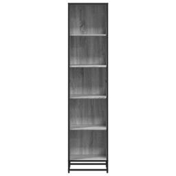 Berkfield Home Modern Book Cabinet Grey Sonoma 40x35x170.5 cm Engineered Wood - thumbnail 4