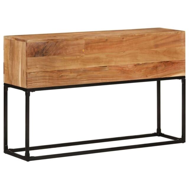 Console Table 120x30x75 cm Solid Acacia Wood - image 1