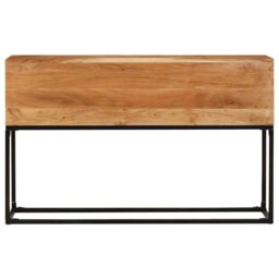 Console Table 120x30x75 cm Solid Acacia Wood - thumbnail 3