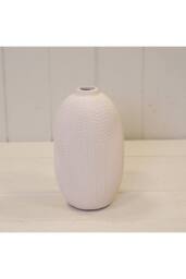 KDMD White Medium Textured Vase - thumbnail 1