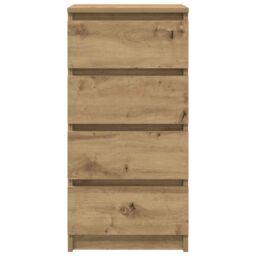 Berkfield Home Sideboard Artisan Oak 37.5x35x76 cm Engineered Wood in Brown - thumbnail 6