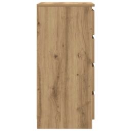 Berkfield Home Sideboard Artisan Oak 37.5x35x76 cm Engineered Wood in Brown - thumbnail 7