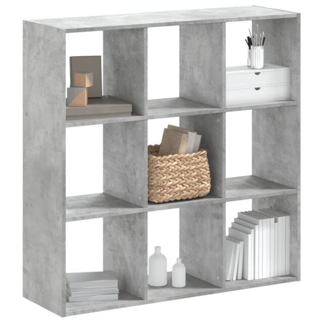 Berkfield Home Bookcase Concrete Grey 102x32x102 cm Engineered Wood - Size: 102 x 32 x 102 cm - image 1