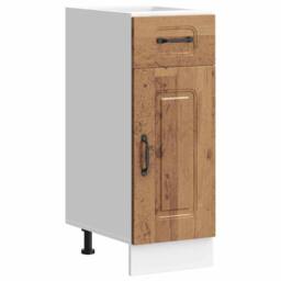 Berkfield Home Kitchen Base Cabinet Kalmar Old Wood Engineered Wood in Brown - thumbnail 3