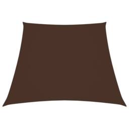 Berkfield Home Sunshade Sail Oxford Fabric Trapezium 2/4x3 m Brown - thumbnail 1
