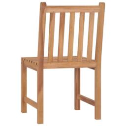 Berkfield Home Garden Chairs 8 pcs Solid Teak Wood in Brown - thumbnail 5