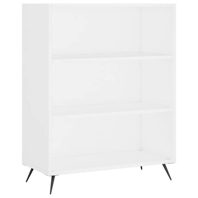 Berkfield Home Bookcase White 69.5x32.5x90 cm Engineered Wood - image 1