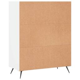 Berkfield Home Bookcase White 69.5x32.5x90 cm Engineered Wood - thumbnail 6