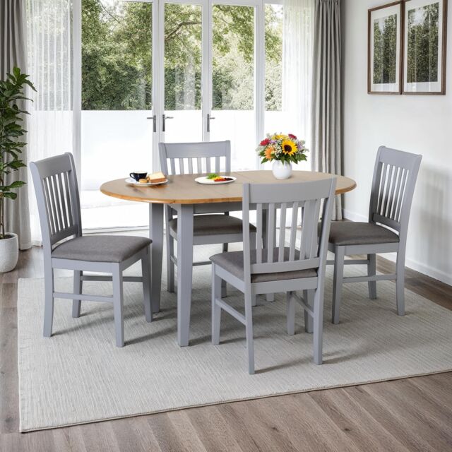 Seconique Oxford Extending Dining Set in Grey - image 1