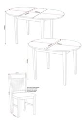 Seconique Oxford Extending Dining Set in Grey - thumbnail 5