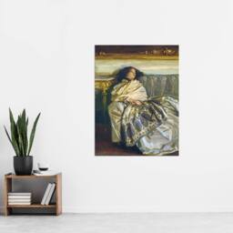 "Artery8 Nonchaloir Reclined Portrait Sargent Wall Art Poster Print - Size: W24"" x H32""" - thumbnail 4