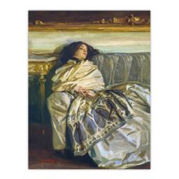 "Artery8 Nonchaloir Reclined Portrait Sargent Wall Art Poster Print - Size: W24"" x H32""" - thumbnail 1
