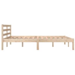 Berkfield Home Day Bed Solid Wood Pine 140x190 cm in Natural - thumbnail 5