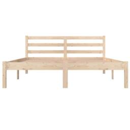 Berkfield Home Day Bed Solid Wood Pine 140x190 cm in Natural - thumbnail 4