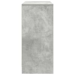 Berkfield Home Sideboard with Drawer Concrete Grey 80x34x76 cm Engineered Wood - Size: 80 x 34 x 76 cm - thumbnail 7