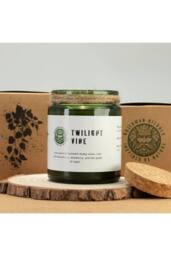 KDMD Twilight Vine Woodwick Soy Candle in Green Jar - thumbnail 4