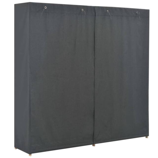 Berkfield Home Wardrobe Grey 173x40x170 cm Fabric - Size: 173 x 40 x 170 cm - image 1