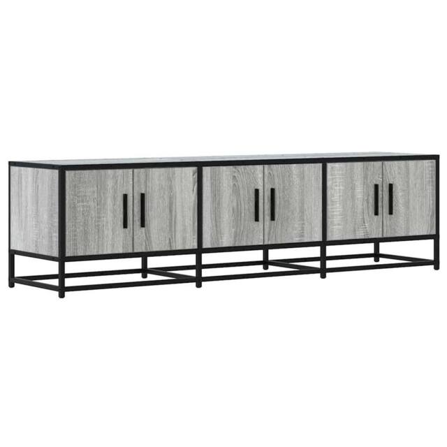 Berkfield Home TV Cabinet Grey Sonoma 150x35x41 cm Engineered Wood & Metal - Size: 150 x 35 x 41 cm - image 1
