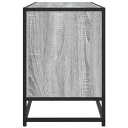 Berkfield Home TV Cabinet Grey Sonoma 150x35x41 cm Engineered Wood & Metal - Size: 150 x 35 x 41 cm - thumbnail 5