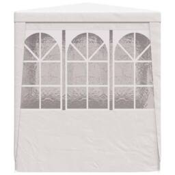 Berkfield Home Professional Party Tent with Side Walls 2.5x2.5 m White 90 g/m ² - thumbnail 5