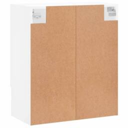 Berkfield Home Wall Cabinet White 60x31x70 cm Engineered Wood - Size: 60 x 31 x 70 cm - thumbnail 8