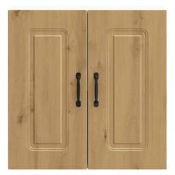 Berkfield Home Kitchen Wall Cabinet Kalmar Artisan Oak Engineered Wood in Brown - thumbnail 5