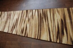 RugsX Heat-Set Fryz Runner in Brown - Size: 100 cm x 340 cm - thumbnail 2