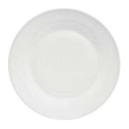 Orsina 16-Piece Dinner Set, Modern White Porcelain Dinner Set, 16 Piece Elegant White Dinner Set for Four Diners