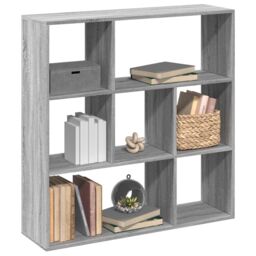 Berkfield Home Room Divider Bookcase Grey Sonoma 102x29x103.5 cm Engineered Wood - thumbnail 1