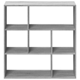 Berkfield Home Room Divider Bookcase Grey Sonoma 102x29x103.5 cm Engineered Wood - thumbnail 5
