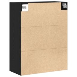 Berkfield Home Hanging Wall Cabinet Black Oak 69.5 x 32.5 x 90 cm - thumbnail 7